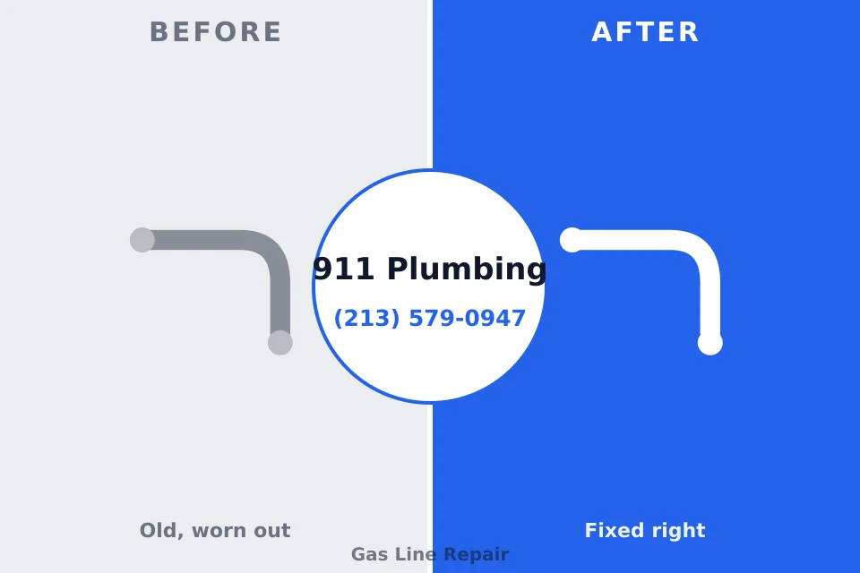 Before and after: plumbing repair Wilsonville, OR